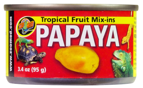 ZOO MED Tropical Fruit Mix-ins Papaya 3.4oz - Poudre Pet and Feed Supply