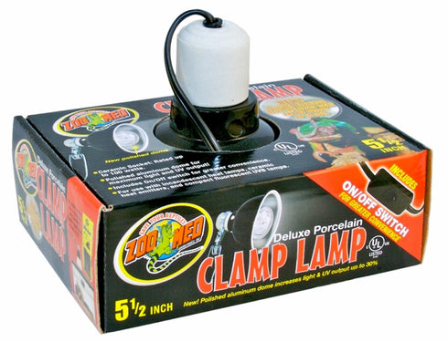 ZOO MED Deluxe Porcelain Clamp Lamp 5.5in - Poudre Pet and Feed Supply