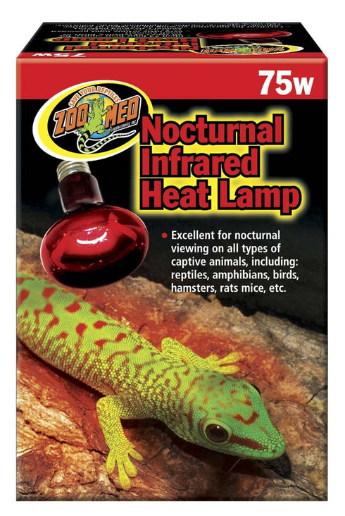 ZOO MED Nocturnal Infrared Heat Lamp 75W - Poudre Pet and Feed Supply