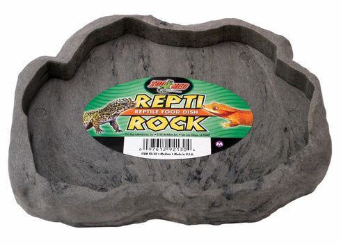 ZOO MED Repti Rock Food Dish Medium - Poudre Pet and Feed Supply