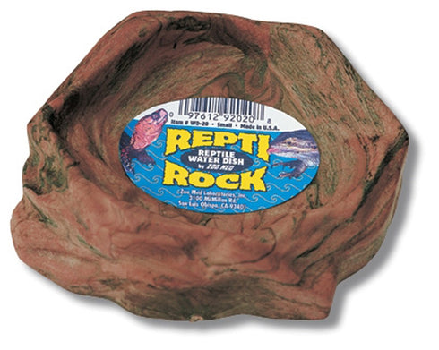 ZOO MED Repti Rock Water Dish Small - Poudre Pet and Feed Supply