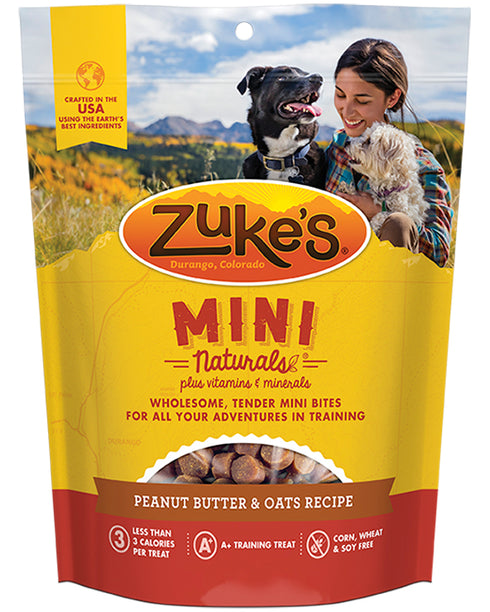 Zukes Peanut Butter & Oats Recipe 6oz - Poudre Pet and Feed Supply