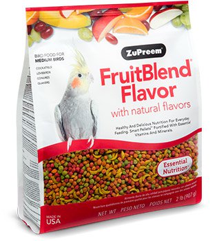 Zupreem FruitBlend Flavor with Natural Flavors Medium 2lb - Poudre Pet and Feed Supply