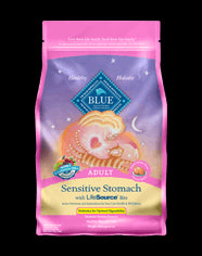 Blue Buffalo Chicken & Rice Sensitive Stomach Dry Cat Food 15lb - Poudre Pet and Feed Supply