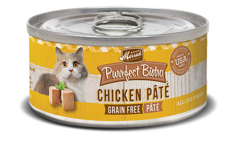 Merrick Grain Free Purrfect Bistro Chicken Pate 5.5oz - Poudre Pet and Feed Supply