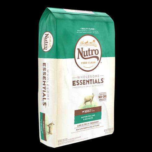 Nutro Adult Pasture-Fed Lamb & Rice Dry Dog Food 30lb - Poudre Pet and Feed Supply