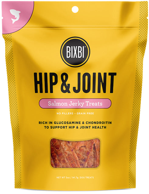Bixbi Pet Hip and Joint Salmon Jerky 10oz - Poudre Pet and Feed Supply