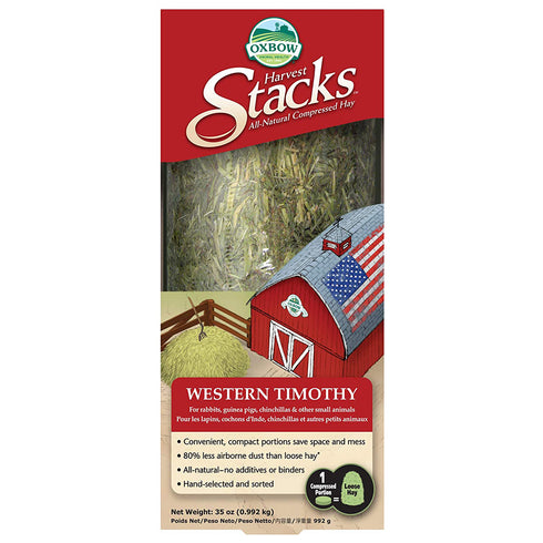 Oxbow Harvest Stacks Western Timothy 35oz - Poudre Pet and Feed Supply