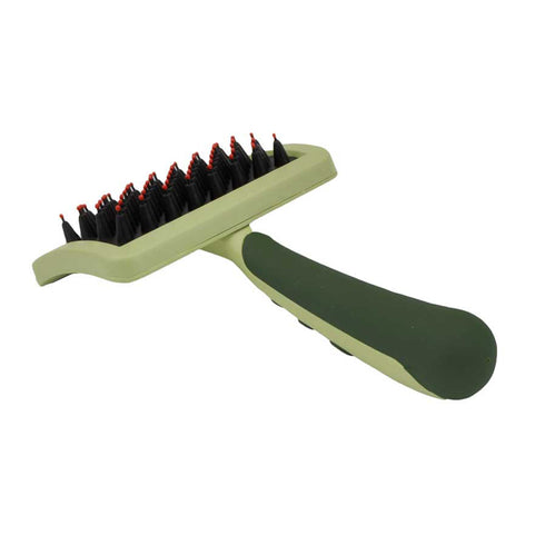 Safari Nylon Coated Tip Dog Brush for Shorthaired Breeds - Poudre Pet and Feed Supply