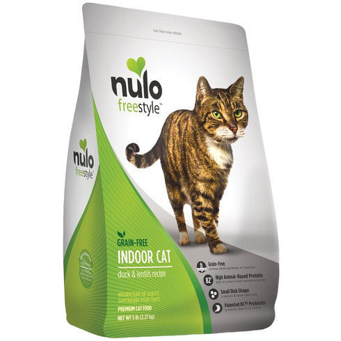 Nulo FreeStyle Grain Free Duck & Lentils Indoor Dry Cat Food 12lb - Poudre Pet and Feed Supply