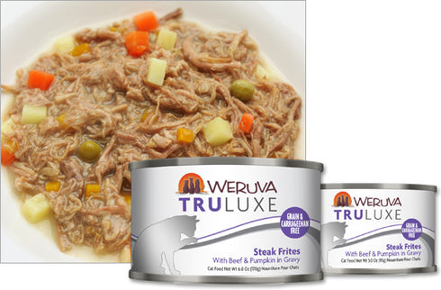 Weruva Steak Frites with Beef & Pumpkin in Gravy 3oz - Poudre Pet and Feed Supply