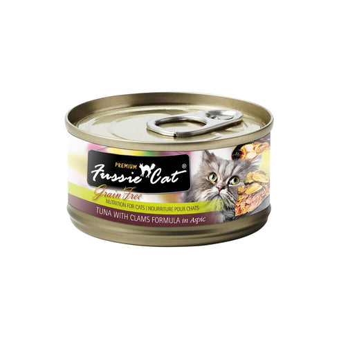 Fussie Cat Tuna with Clams Wet Cat Food 2.8oz - Poudre Pet and Feed Supply
