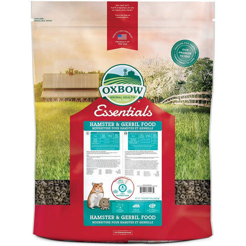 Oxbow Essentials Hamster & Gerbil Food 15lb - Poudre Pet and Feed Supply