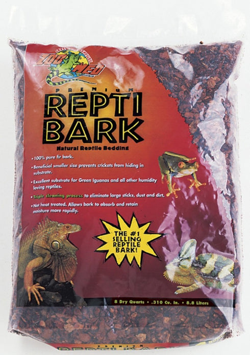 ZOO MED Premium ReptiBark 8qt - Poudre Pet and Feed Supply