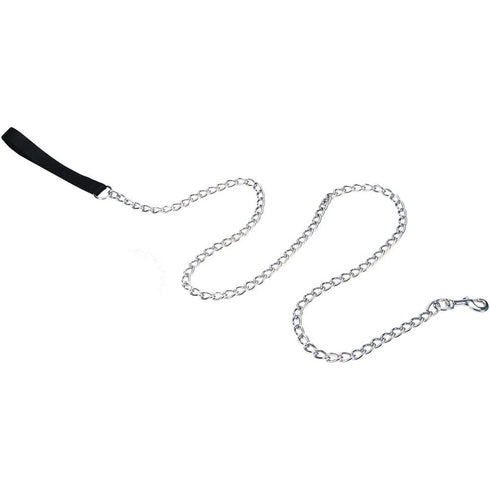 Coastal Drop Titan Chain Dog Leash with Nylon Handle 6' - Poudre Pet and Feed Supply