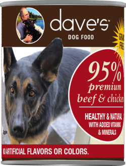 Dave's Pet Food 95% Premium Beef and Chicken 13oz - Poudre Pet and Feed Supply