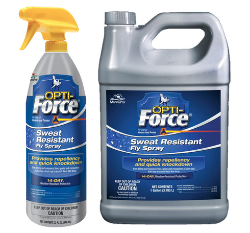 Manna Pro Opti-Force Fly Spray 32oz - Poudre Pet and Feed Supply