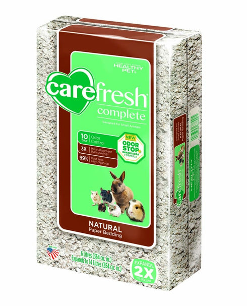 Carefresh Natural Paper Bedding Gray 14L - Poudre Pet and Feed Supply
