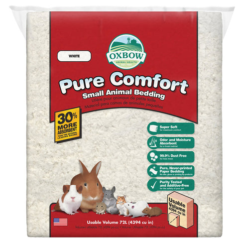 Oxbow Pure Comfort White Small Animal Bedding 42L - Poudre Pet and Feed Supply