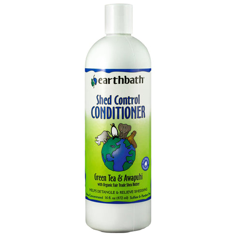 earthbath Green Tea & Awapuhi Shed Control Conditioner 16oz - Poudre Pet and Feed Supply