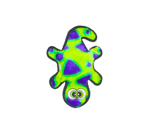 Outward Hound Invincible Gecko Yellow and Green with 2 Squeakers - Poudre Pet and Feed Supply