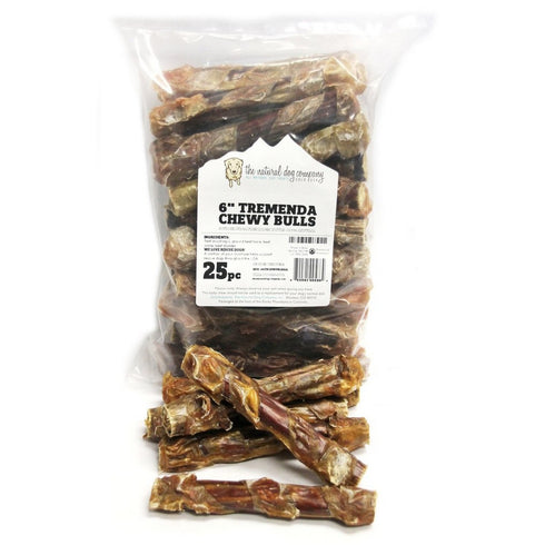 The Natural Dog Company Bully Tremenda Chewy 6" Dog Treats 25ct - Poudre Pet and Feed Supply