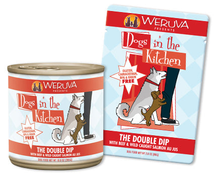 Weruva The Double Dip with Beef and Wild Caught Salmon Au Jus 10oz - Poudre Pet and Feed Supply