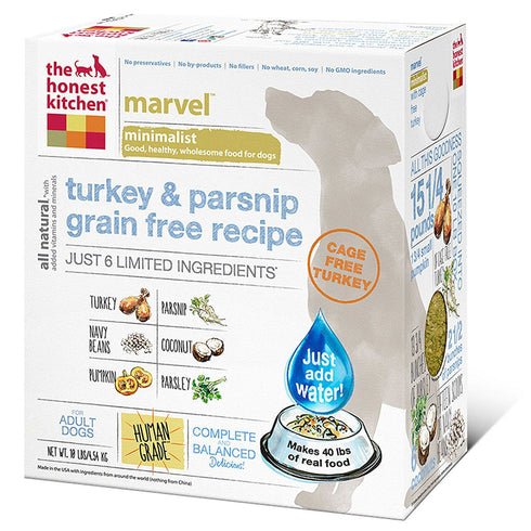 Honest Kitchen Limited Ingredient Grain Free Turkey Recipe Dehydrated Dog Food 4lb - Poudre Pet and Feed Supply