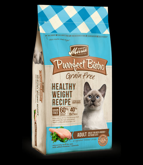 Merrick Purrfect Bistro Grain Free Healthy Weight Recipe 7lb - Poudre Pet and Feed Supply