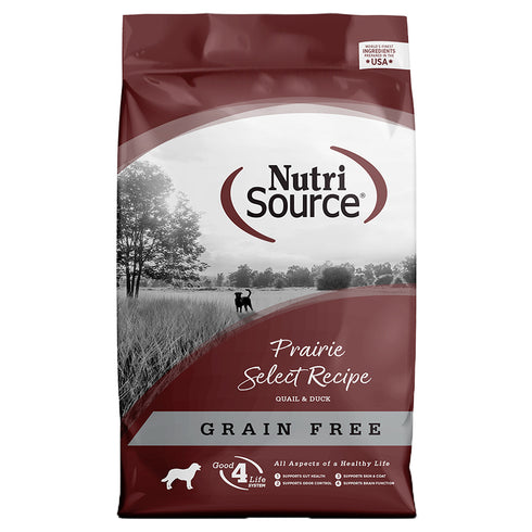 Nutrisource Prairie Quail & Duck Dry Dog Food 15lb - Poudre Pet and Feed Supply