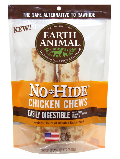 Earth Animal Chicken 7" Chews 2 Pack - Poudre Pet and Feed Supply