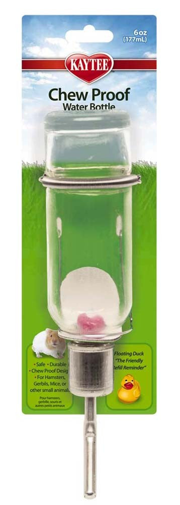 Kaytee Chew-Proof Water Bottle for small animals 6oz - Poudre Pet and Feed Supply
