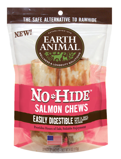 Earth Animal Salmon 4" Chews 2 Pack - Poudre Pet and Feed Supply