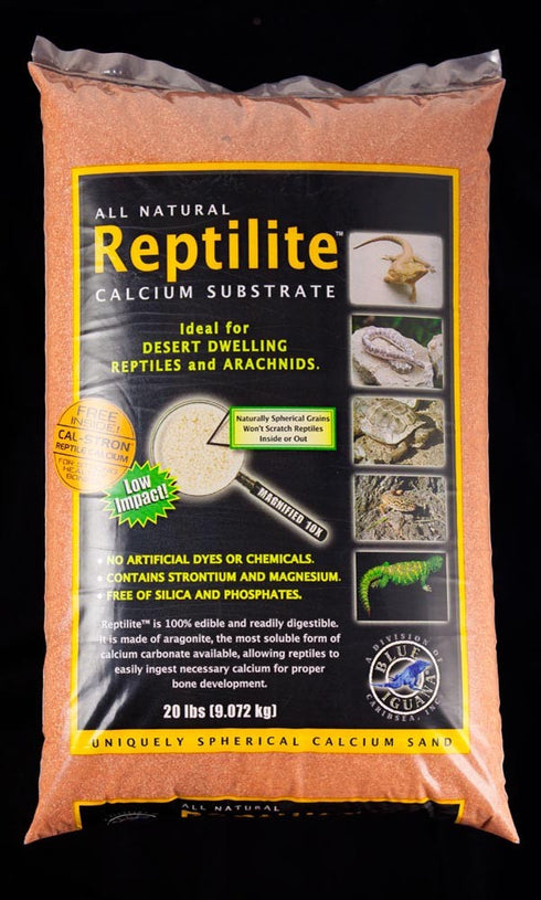 CaribSea All Natural Reptile Calcium Substrate Desert Rose 20lb - Poudre Pet and Feed Supply