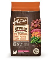 Merrick Lil' Plates Beef & Sweet Potato Recipe Dry Dog Food 4lbs - Poudre Pet and Feed Supply