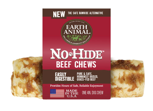 Earth Animal Beef 4" Chews - Poudre Pet and Feed Supply