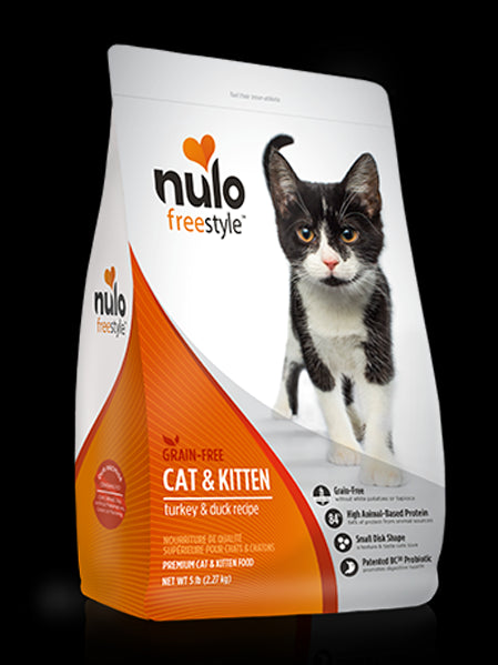Nulo FreeStyle Grain Free Turkey & Duck Cat & Kitten Food 5lb - Poudre Pet and Feed Supply