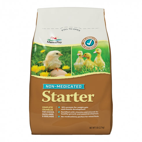 Manna Pro Chick Starter Non-Medicated 5lb - Poudre Pet and Feed Supply