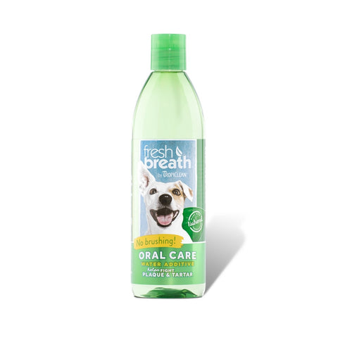 Tropiclean Fresh Breath Water Additive for Dogs 33.8oz - Poudre Pet and Feed Supply