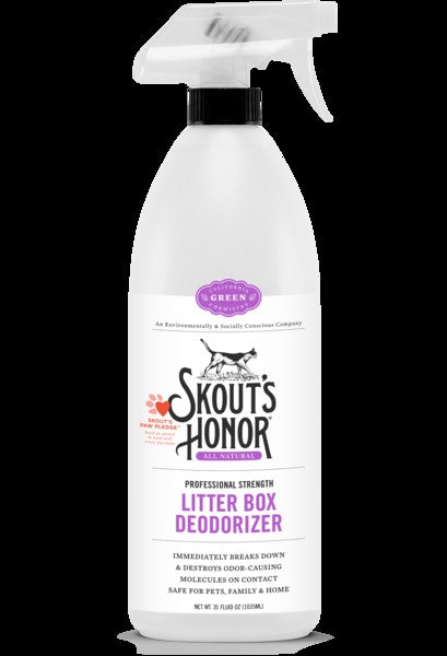 Skout's Honor Litter Box Deodorizer 35oz - Poudre Pet and Feed Supply