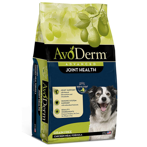 AvoDerm Advanced Joint Health Chicken Formula Dry Dog Food 4lb - Poudre Pet and Feed Supply