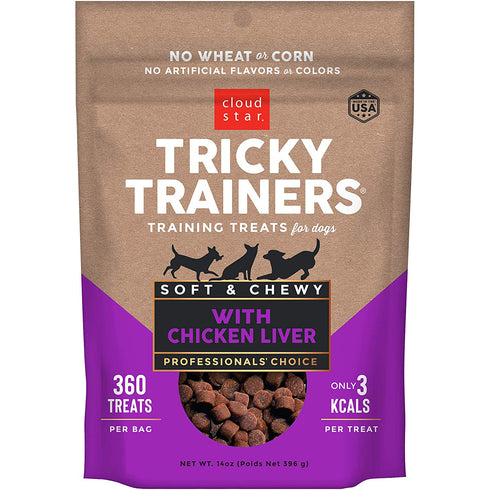 Cloud Star Tricky Trainers Chewy Liver Formula Dog Treats 14oz - Poudre Pet and Feed Supply