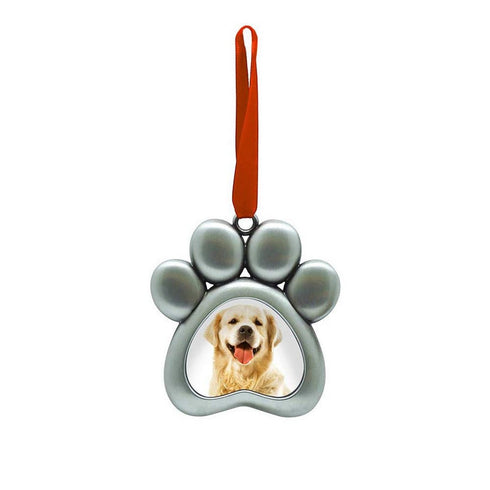 Pearhead Metal Pawprints Ornament - Poudre Pet and Feed Supply