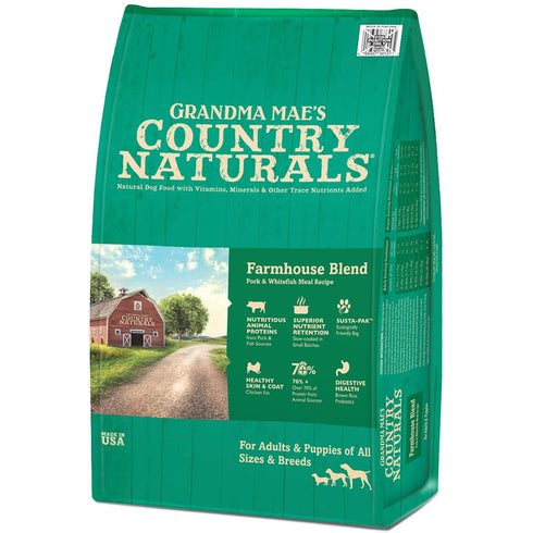 Grandma Mae's Farmhouse Blend Dry Dog Food 4lb - Poudre Pet and Feed Supply