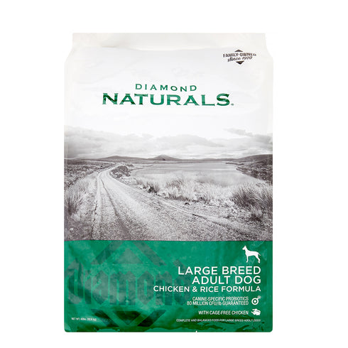 Diamond Naturals Large Breed Adult Dog Chicken Rice Formula 40lb - Poudre Pet and Feed Supply