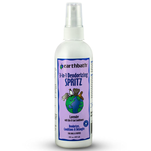 Earthbath Lavender 3-in-1 Deodorizing Spritz 8oz - Poudre Pet and Feed Supply