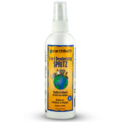 Earthbath Vanilla & Almond 3-in-1 Deodorizing Spritz - Poudre Pet and Feed Supply