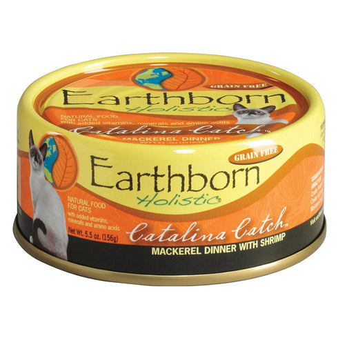 Earthborn Catalina Catch Mackerel Dinner with Shrimp in Gravy Cat Food 5.5oz - Poudre Pet and Feed Supply