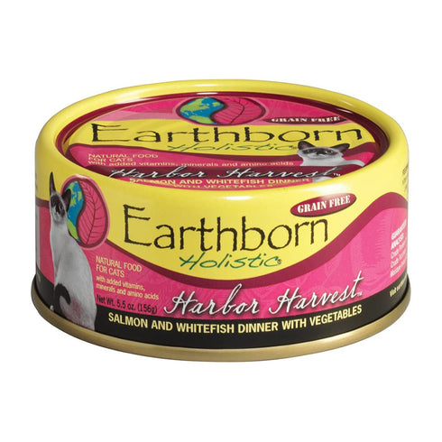 Earthborn Harbor Harvest Salmon Whitefish Dinner with Vegetables in Gravy Cat Food 5.5oz - Poudre Pet and Feed Supply