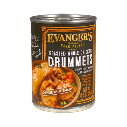 Evanger's Roasted Chicken Drummet Dinner 13oz - Poudre Pet and Feed Supply